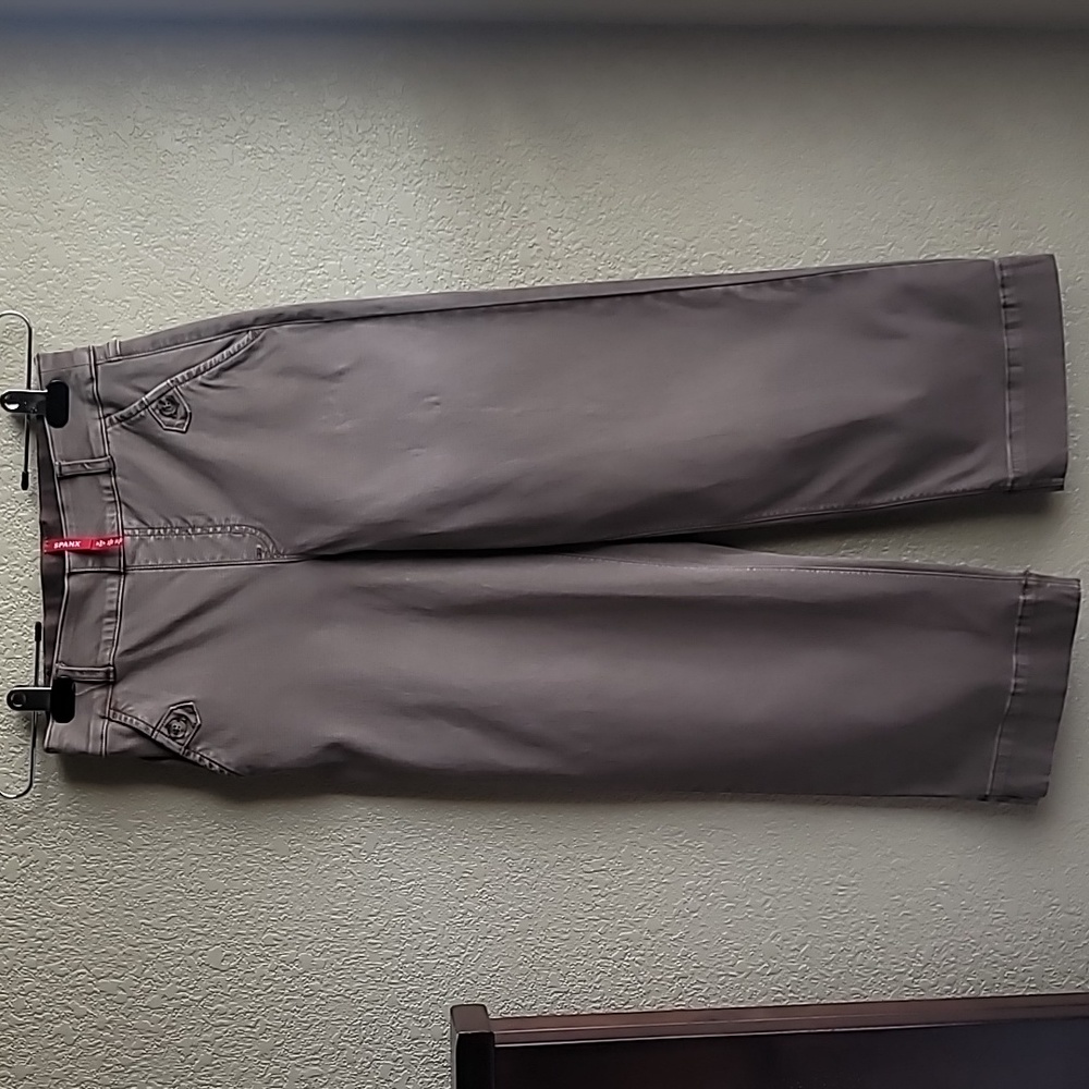 SPANX. Stretch Twill Cropped Wide Leg Pant. Size Small Petite.